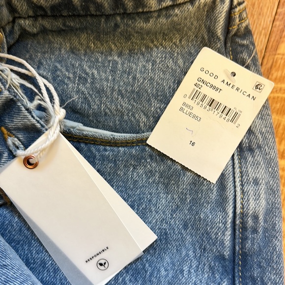 Good American Boyfriend Jeans NWT size 16 - Picture 2 of 3